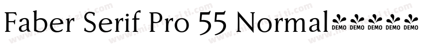 Faber Serif Pro 55 Normal字体转换